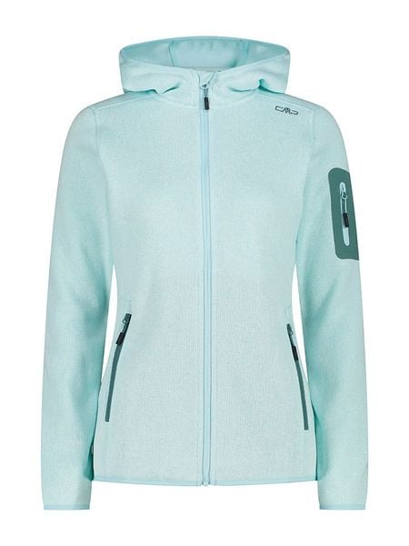 CMP Kurtka polarowa w kolorze turkusowym rozmiar: 36. Niebieskie kurtki damskie CMP, bez wzorów, z materiału, bez kaptura. Za 152.98 zł.