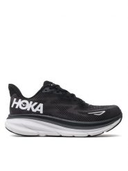 Hoka Buty do biegania Clifton 9 Wide 1132211 Czarny. Czarne obuwie sportowe damskie HOKA, z materiału, bez zapięcia, do biegania. Za 519.99 zł.