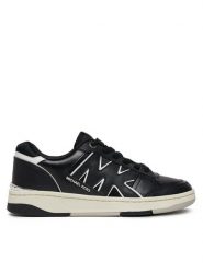 Michael Kors Sneakersy 43S4RLFS1L Czarny. Czarne obuwie sportowe damskie Michael Kors, ze skóry, bez zapięcia. Za 449.99 zł.