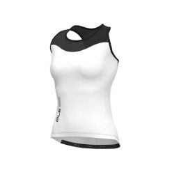 Koszulka rowerowa damska Alé Cycling Solid Color Block Tank Top. Białe koszulki damskie ALÉ CYCLING, l, bez wzorów, bez kołnierzyka, bez ramiączek. W wyprzedaży za 216.99 zł.