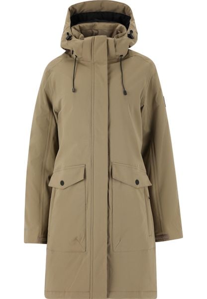 Parka dla kobiet Whistler Algoma. Czarne parki damskie WHISTLER, z poliesteru, bez kaptura. Za 489.00 zł.
