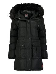 Canadian Peak Płaszcz zimowy "Dalida" w kolorze czarnym rozmiar: XL. Czarne płaszcze damskie Canadian Peak, na zimę, xl, bez wzorów, z puchu, bez kaptura. Za 286.84 zł.