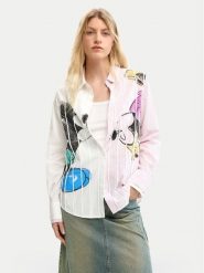 Desigual Koszula Lovit Disney 26SWCW19 Kolorowy Regular Fit. Koszule damskie Desigual, xs, bez wzorów, z bawełny, bez kołnierzyka, bez ramiączek. Za 489.99 zł.