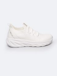 Sneakersy damskie lekkie białe RR274A600 101. Białe obuwie sportowe casual damskie Big Star, z tkaniny. W wyprzedaży za 159.99 zł.
