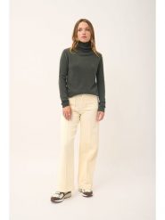 Just Cashmere Kaszmirowy sweter "Ava" w kolorze khaki rozmiar: L. Brązowe swetry klasyczne damskie Just Cashmere, l, z kaszmiru, bez kołnierzyka. Za 369.99 zł.
