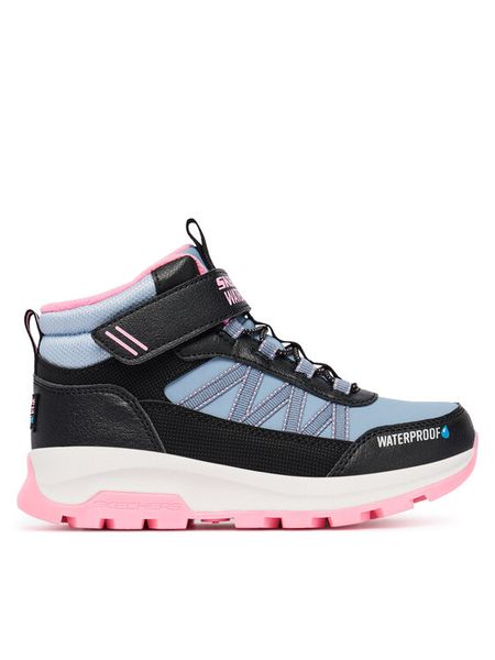 Skechers Śniegowce Storm Blazer 303493L BKLP Czarny. Czarne kozaki dziewczęce Skechers, bez wzorów, ze skóry, bez obcasa, bez zapięcia. Za 319.99 zł.