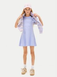 Tommy Hilfiger Sukienka codzienna Skater KG0KG09284 Niebieski Regular Fit. Niebieskie sukienki dziewczęce Tommy Hilfiger, bez wzorów, z bawełny, bez ramiączek, proste. Za 289.99 zł.