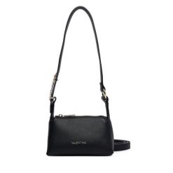 Torebka Valentino. Czarne listonoszki damskie Valentino, bez wzorów, bez dodatków. Za 439.99 zł.