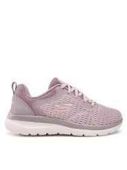 Skechers Sneakersy Quick Path 12607/LAV Różowy. Czerwone obuwie sportowe damskie Skechers, z materiału, bez zapięcia. Za 175.93 zł.