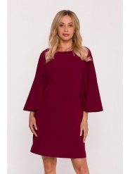 Stylove Sukienka w kolorze bordowym rozmiar: L. Czerwone sukienki damskie Stylove, bez wzorów, bez ramiączek. Za 204.95 zł.