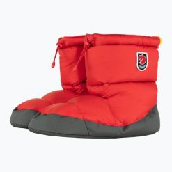 Kapcie Fjällräven Expedition Down Booties. Czerwone kapcie damskie Fjällräven. W wyprzedaży za 578.95 zł.