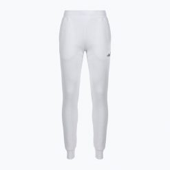 Spodnie damskie Ellesse Hallouli Jog. Białe spodnie dresowe damskie Ellesse, bez wzorów, z dresówki. Za 239.99 zł.