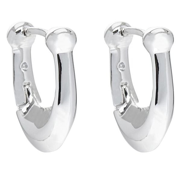 Kolczyki Coach. Szare kolczyki damskie Coach, srebrne. Za 119.99 zł.