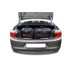 Torby Do Bagażnika Citroen C-Elysee 2012-2021 5Szt Kjust. Czarne torby podróżne KJUST, bez wzorów. Za 1,512.00 zł.