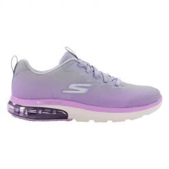 Buty do chodzenia damskie Skechers GO Walk Air 20. Fioletowe obuwie sportowe damskie Skechers, z materiału, bez zapięcia, trekkingowe. Za 385.00 zł.