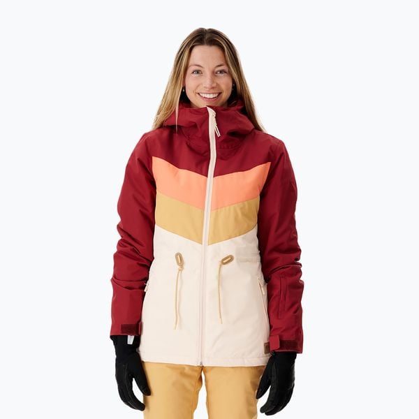 Kurtka snowboardowa damska Rip Curl Rider Betty. Brązowe kurtki damskie Rip Curl, na zimę, l, bez wzorów, bez kaptura. Za 479.99 zł.