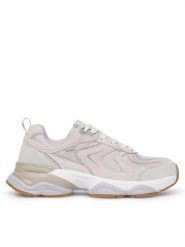 MEXX Sneakersy MIRL1012141W-01 Beżowy. Brązowe obuwie sportowe damskie Mexx, z materiału, bez zapięcia. Za 299.99 zł.