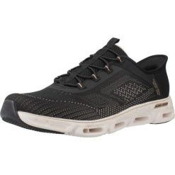 Buty SKECHERS GILDE STEP GRATIFY Czarny. Czarne obuwie sportowe damskie Skechers, bez zapięcia, trekkingowe, Skechers Sport. Za 447.30 zł.