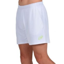 Krótkie białe spodenki sportowe Bullpadel. Czarne spodenki sportowe damskie bullpadel, s, bez wzorów, z materiału, na fitness i siłownię. Za 242.55 zł.