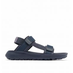 Sandały turystyczne damskie Columbia Peakfreak Roam Sandal. Niebieskie sandały damskie Columbia, bez wzorów, bez obcasa, bez zapięcia. Za 209.99 zł.