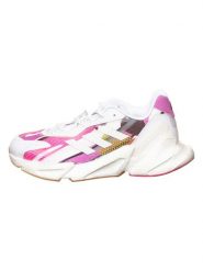 Adidas Sneakersy "X9000L4TM" w kolorze białym ze wzorem rozmiar: 36 2/3. Białe obuwie sportowe damskie Adidas, bez zapięcia. Za 215.21 zł.