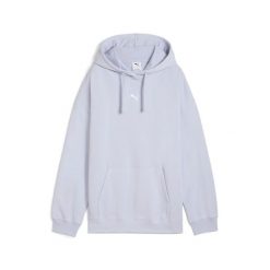 Bluza damska z kapturem Puma Oversized. Niebieskie bluzy damskie Puma, xs, bez wzorów, z bawełny, z kapturem. Za 203.85 zł.