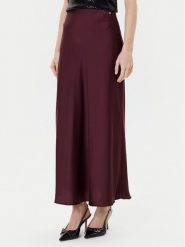 Guess Spódnica midi W5YD55 WF1T2 Bordowy Regular Fit. Czerwone spódnice damskie Guess, xs, z aplikacjami, z syntetyku, midi. Za 379.99 zł.