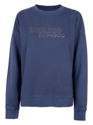LIEBLINGSSTÜCK Bluza "Ulia" w kolorze granatowym rozmiar: XL. Niebieskie bluzy damskie LIEBLINGSSTÜCK, xl, bez wzorów, z bawełny, bez kaptura. Za 162.49 zł.