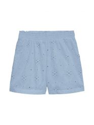 Vero Moda Szorty materiałowe Eliza 10346709 Niebieski jasny Regular Fit. Niebieskie szorty damskie Vero Moda, bez wzorów, z bawełny. Za 159.99 zł.