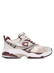 Coach Sneakersy CCT05 Beżowy. Brązowe obuwie sportowe damskie Coach, z materiału, bez zapięcia. Za 859.99 zł.