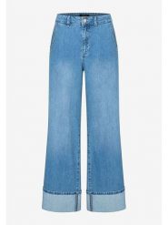 More & More Dżinsy - Comfort fit - w kolorze niebieskim rozmiar: 38. Niebieskie jeansy damskie More & More, z podwyższonym stanem. Za 223.99 zł.