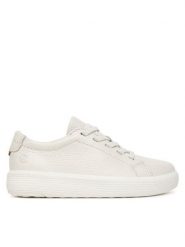 ECCO Sneakersy Soft 60 71384201007 Biały. Białe buty sportowe chłopięce ECCO, ze skóry, bez zapięcia. Za 399.99 zł.