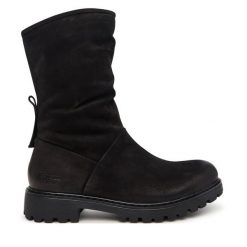 Kozaki Josef Seibel. Czarne kozaki damskie Josef Seibel, bez obcasa, na płaskiej podeszwie, bez zapięcia. Za 569.99 zł.