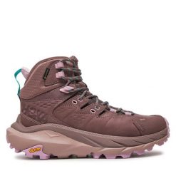 Trekkingi Hoka. Czerwone obuwie trekkingowe damskie HOKA, z gore-texu, bez zapięcia. Za 929.99 zł.