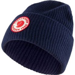 Czapka zimowa Fjällräven 1960 Logo. Niebieskie czapki damskie Fjällräven, na jesień, bez wzorów, z materiału. Za 309.70 zł.