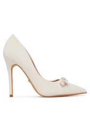 DeeZee Szpilki GAO-2312-6A Écru. Szpilki damskie DeeZee, bez wzorów, z materiału, bez obcasa, na szpilce, bez zapięcia. Za 139.99 zł.