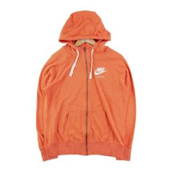 Second life - Kurtka dresowa dla kobiet w kolorze koralowym - Stan dobry. Brązowe kurtki sportowe damskie Nike, bez wzorów, z dresówki, bez kaptura. Za 97.25 zł.