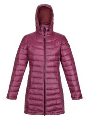 Regatta Płaszcz pikowany "Andel III" w kolorze fioletowym rozmiar: 34. Różowe płaszcze damskie Regatta, bez wzorów, bez kaptura. Za 145.60 zł.