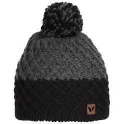 Czapka damska z pomponem Viking Mana. Brązowe czapki damskie Viking, bez wzorów. W wyprzedaży za 31.46 zł.