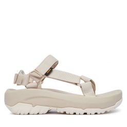 Sandały Teva. Brązowe sandały damskie Teva, bez wzorów, bez obcasa, na płaskiej podeszwie, bez zapięcia. Za 399.99 zł.