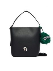 KARL LAGERFELD Torebka B4W30084 Czarny. Czarne torebki klasyczne damskie KARL LAGERFELD, ze skóry, bez dodatków. Za 849.99 zł.