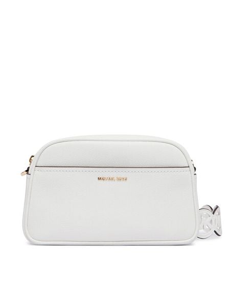 MICHAEL Michael Kors Torebka 32S6GJ6C5L Biały. Białe listonoszki damskie MICHAEL Michael Kors, bez wzorów, ze skóry, bez dodatków. Za 704.99 zł.