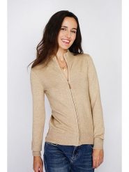 C& Jo Kardigan w kolorze karmelowym rozmiar: 40. Brązowe kardigany damskie C& Jo, bez wzorów, z kaszmiru. Za 127.45 zł.