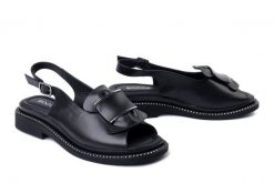 BOCCATO G395 R359 T54 czarny, sandały damskie. Czarne sandały damskie Boccato, bez wzorów, z gumy, bez obcasa, na obcasie, bez zapięcia. Za 259.17 zł.