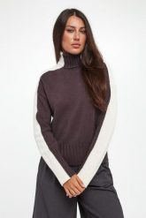 Golf damski wełniany TWINSET. Golfy damskie Twinset Milano, l, bez wzorów, z wełny, bez ramiączek. Za 909.00 zł.