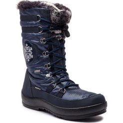 Śniegowce MANITU - 991173 Blau 5. Niebieskie śniegowce damskie Manitu, z materiału. W wyprzedaży za 319.00 zł.