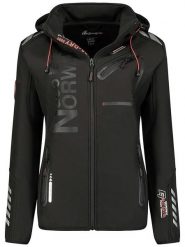 Geographical Norway Kurtka softshellowa "Reine" w kolorze czarnym rozmiar: M. Czarne kurtki sportowe damskie Geographical Norway, m, bez wzorów, bez kaptura. Za 259.13 zł.
