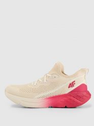 4F Niskie sneakersy wsuwane VELOCORE 2.0 damskie - beżowe 37. Brązowe obuwie sportowe damskie 4F, z dzianiny, bez zapięcia. Za 299.99 zł.