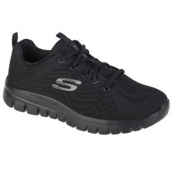Buty sportowe Sneakersy damskie, Skechers Graceful-Get Connected. Czarne obuwie sportowe casual damskie Skechers, trekkingowe. Za 249.99 zł.