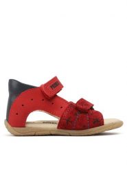 Primigi Sandały 3910311 Czerwony. Czerwone sandały chłopięce Primigi, ze skóry, bez zapięcia. Za 249.99 zł.